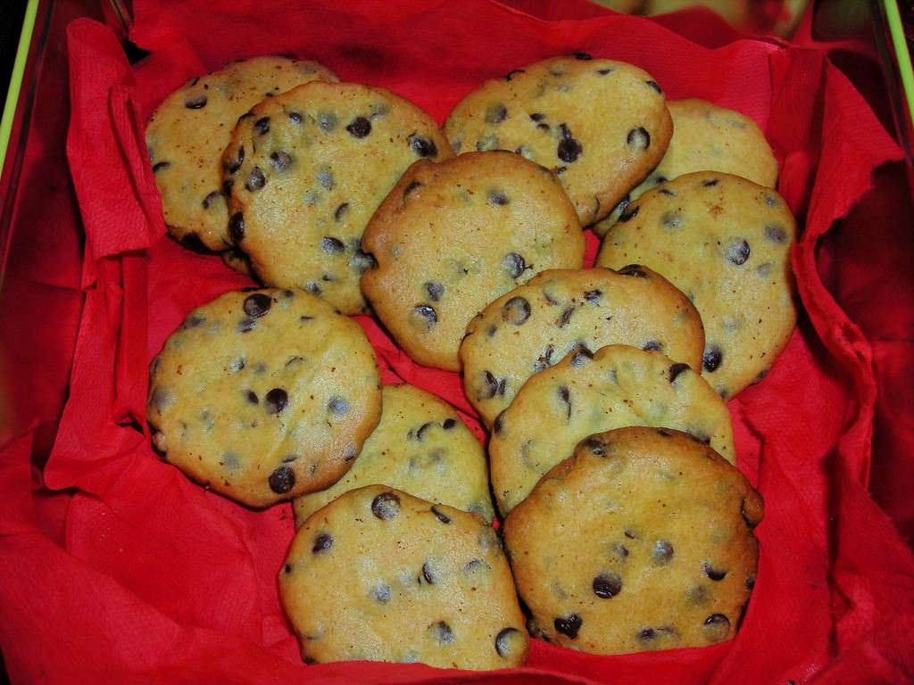 Biscotti di Natale con cioccolato e zenzero