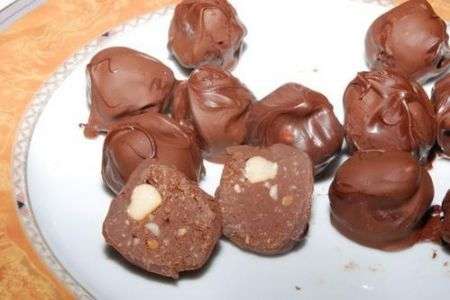 Cioccolatini rotondi per Natale