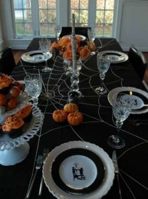 tavola di Halloween