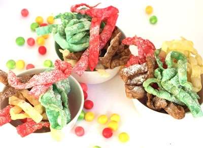 carnevale piatti in maschera