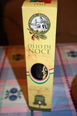 olio di noci scatola