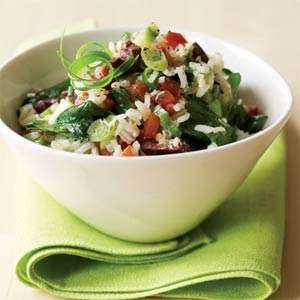 insalata di riso nella ciotola
