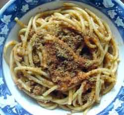 spaghetti e alici