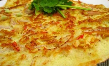 frittata con ingredienti misti