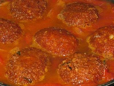 polpette di carne con sugo