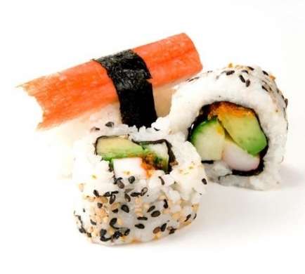 sushi con riso