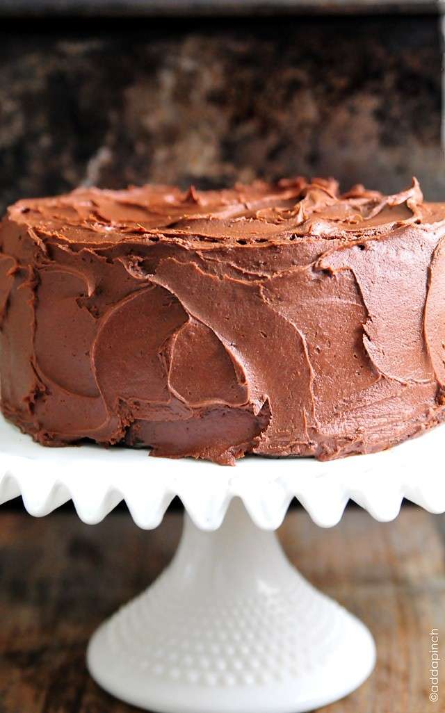 Glassa al cioccolato come decorazione
