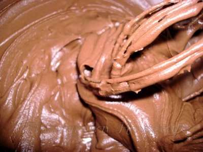 La crema al burro e cioccolato