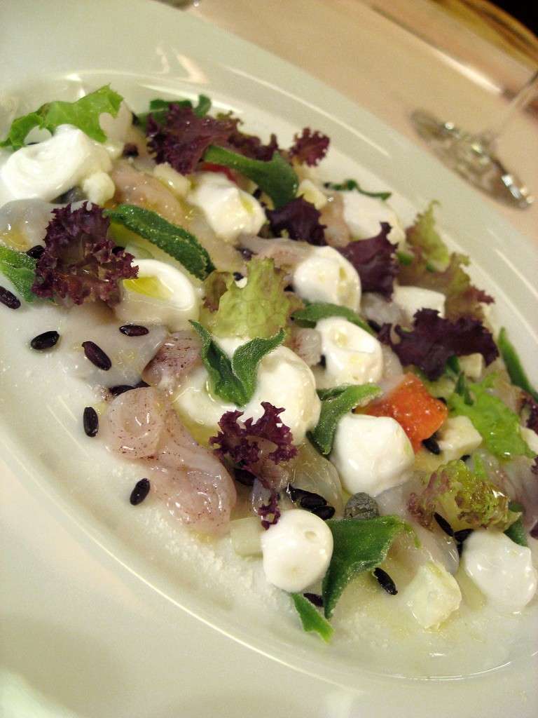 Insalata di riso con calamaretti