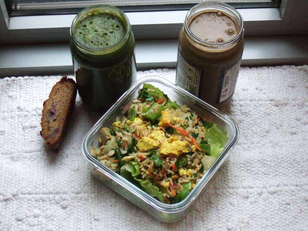 Insalata di riso per il pranzo in ufficio