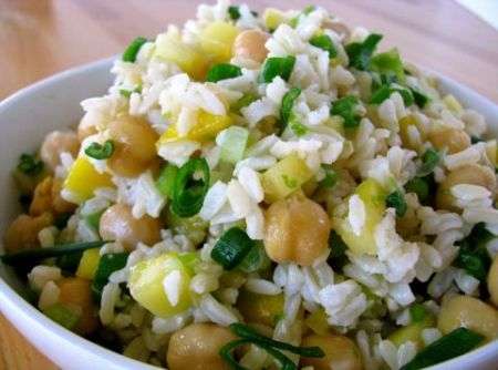 Insalata di riso vegetariana