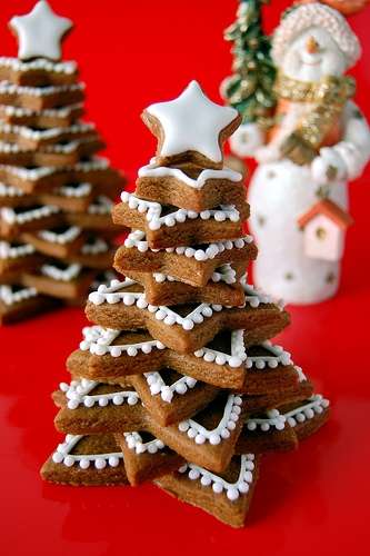 Biscotti pan di zenzero, l'albero di Natale