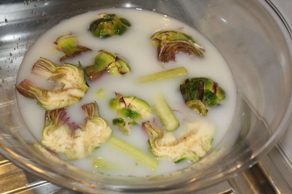 Pulite i carciofi