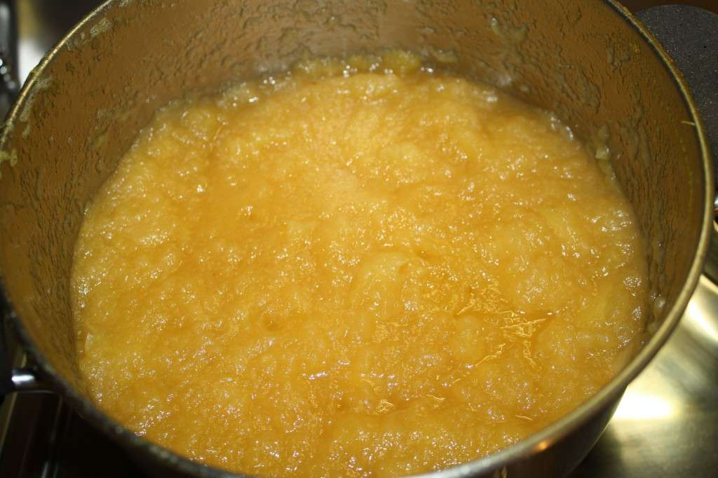 Crema di mele e zenzero cotta