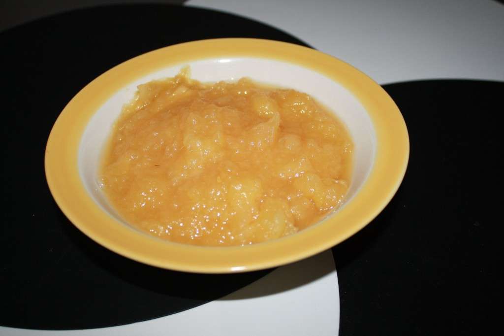 Crema di zenzero e mele pronta