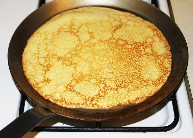 Crepes in cottura