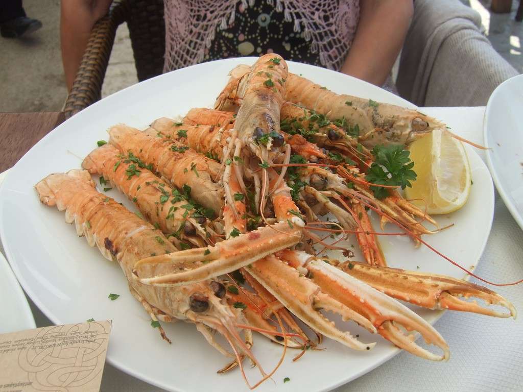 Ricette Pranzo Natale:  scampi alla griglia