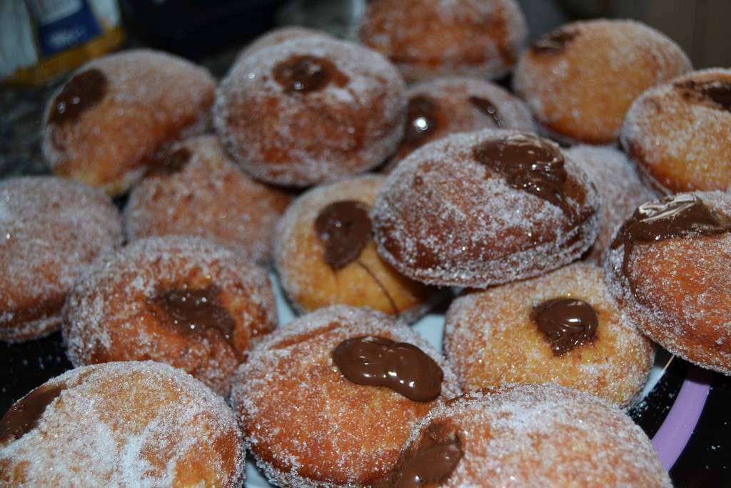 Ciambelle con  la nutella