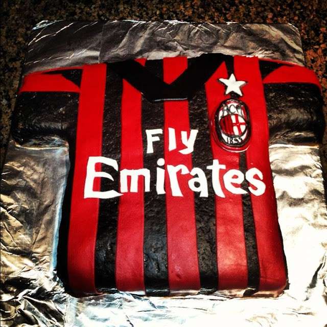 Decorazioni torte del Milan