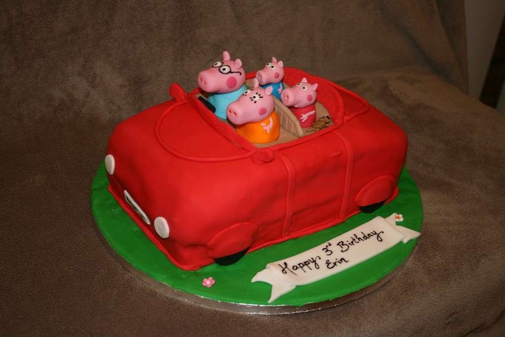 Torta auto di Peppa Pig