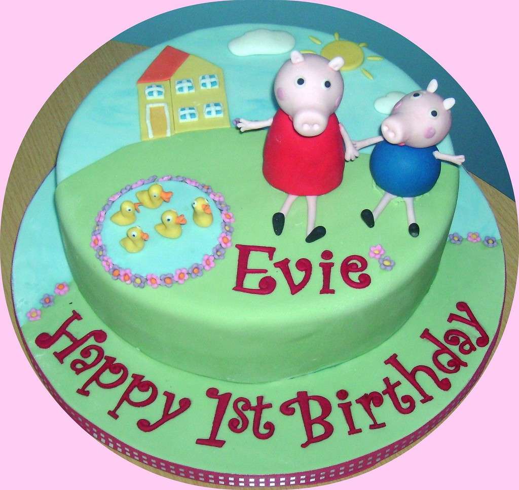 Torta di compleanno Peppa Pig