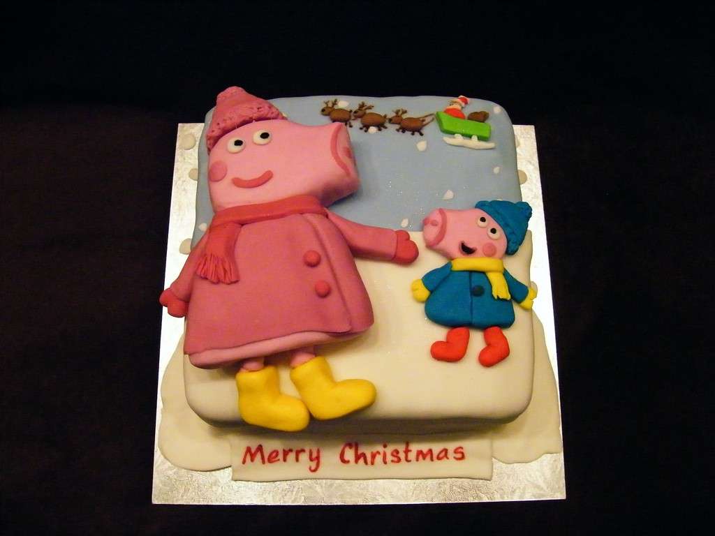 Torta Peppa Pig con il fratellino