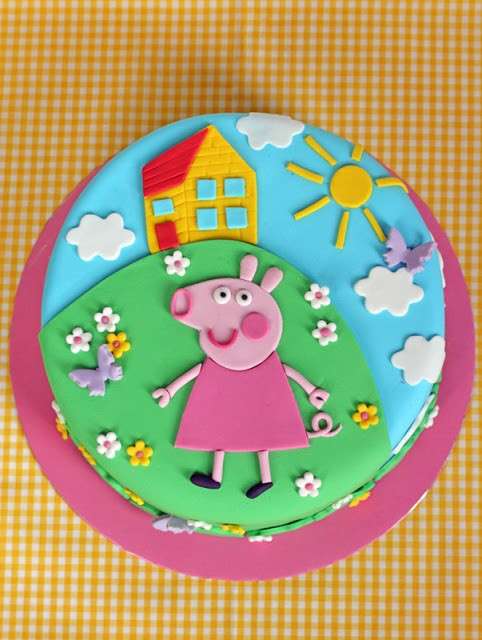 Torta Peppa Pig rotonda