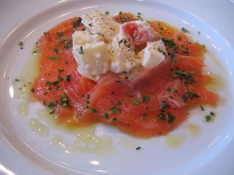 Carpaccio di salmone