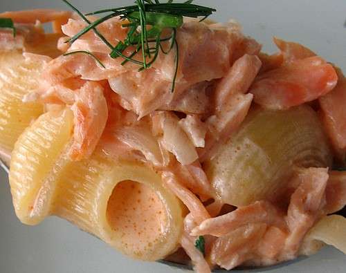 Pasta al salmone