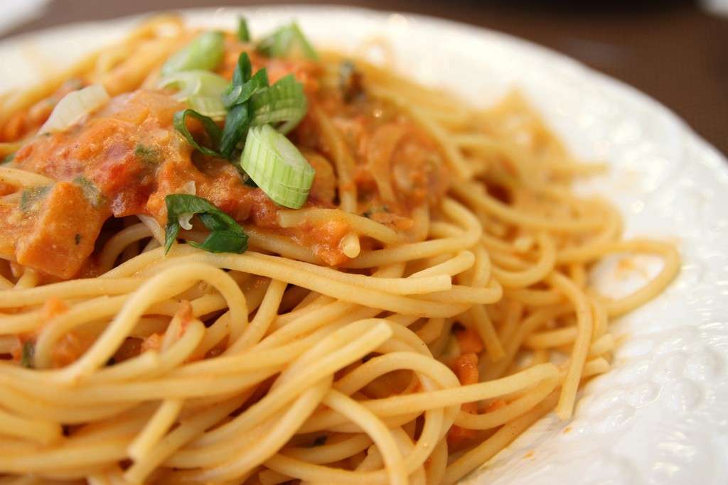 Spaghetti al salmone