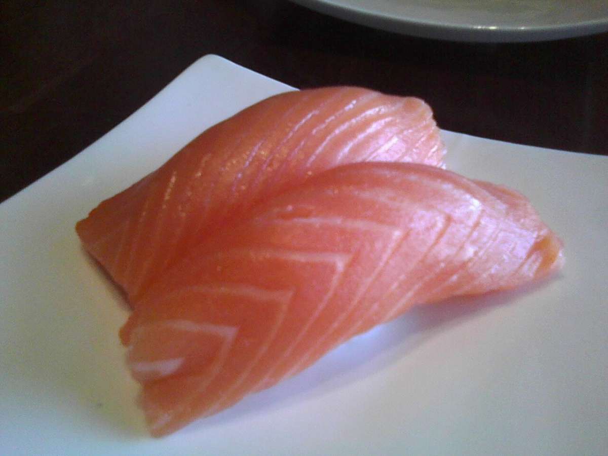 Sushi con   salmone