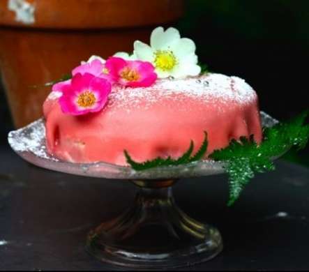 Torta con i fiori