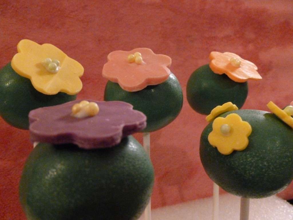 Tortine lecca lecca con i fiori