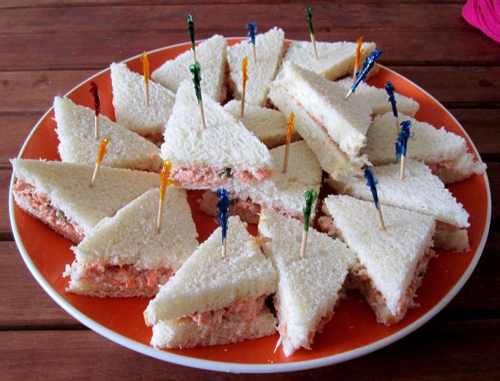 Tramezzini al salmone