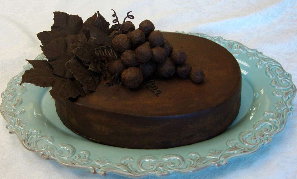 Decorazione con tartufi al cioccolato