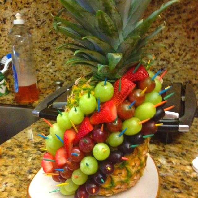 Decorazione facile con ananas