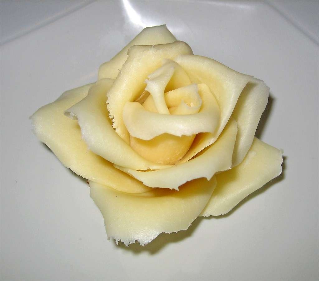 Decorazioni cioccolato bianco