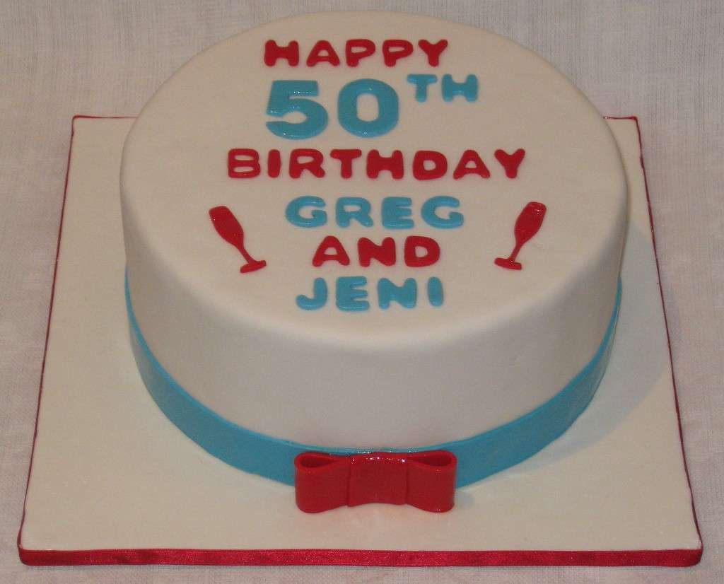Idee torte di compleanno 50