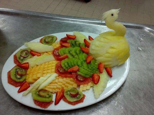 Pavone di frutta