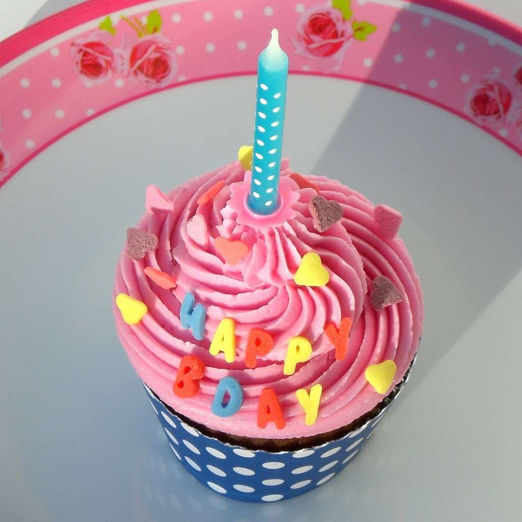 Torta di compleanno monoporzione