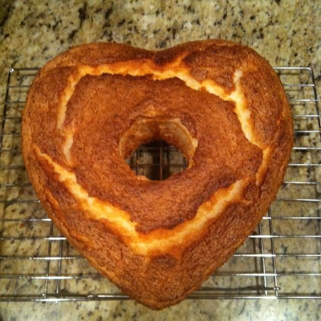 Torta a forma di cuore