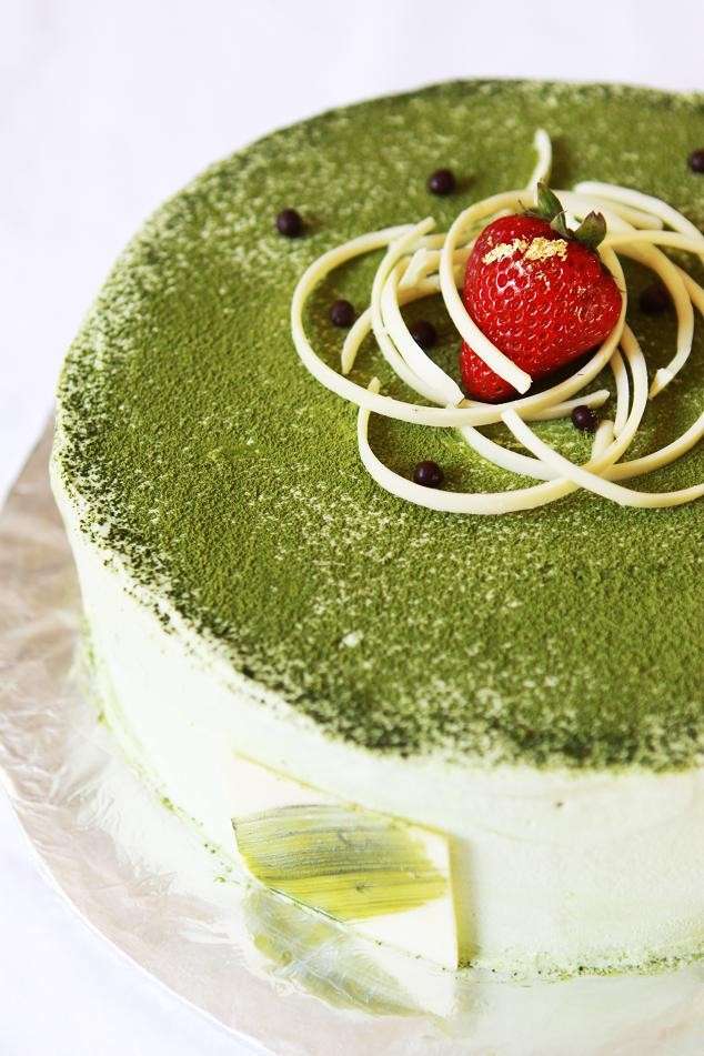 Torta gelato al the verde