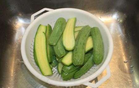 Le zucchine lessate