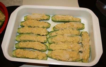 Zucchine riempite da cucoere