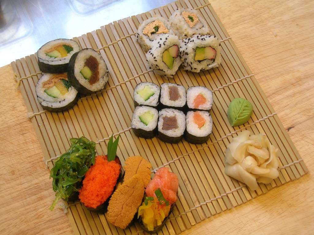 Composizione di sushi