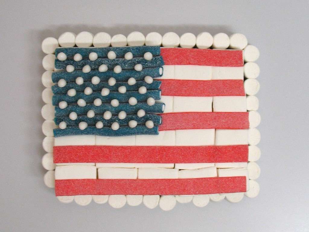 Torta bandiera americana