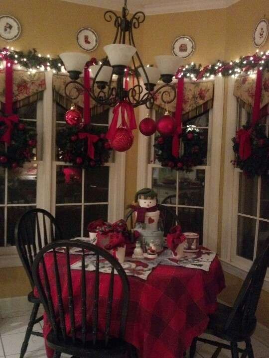 Decorazioni per la tavola di Natale, la semplicità