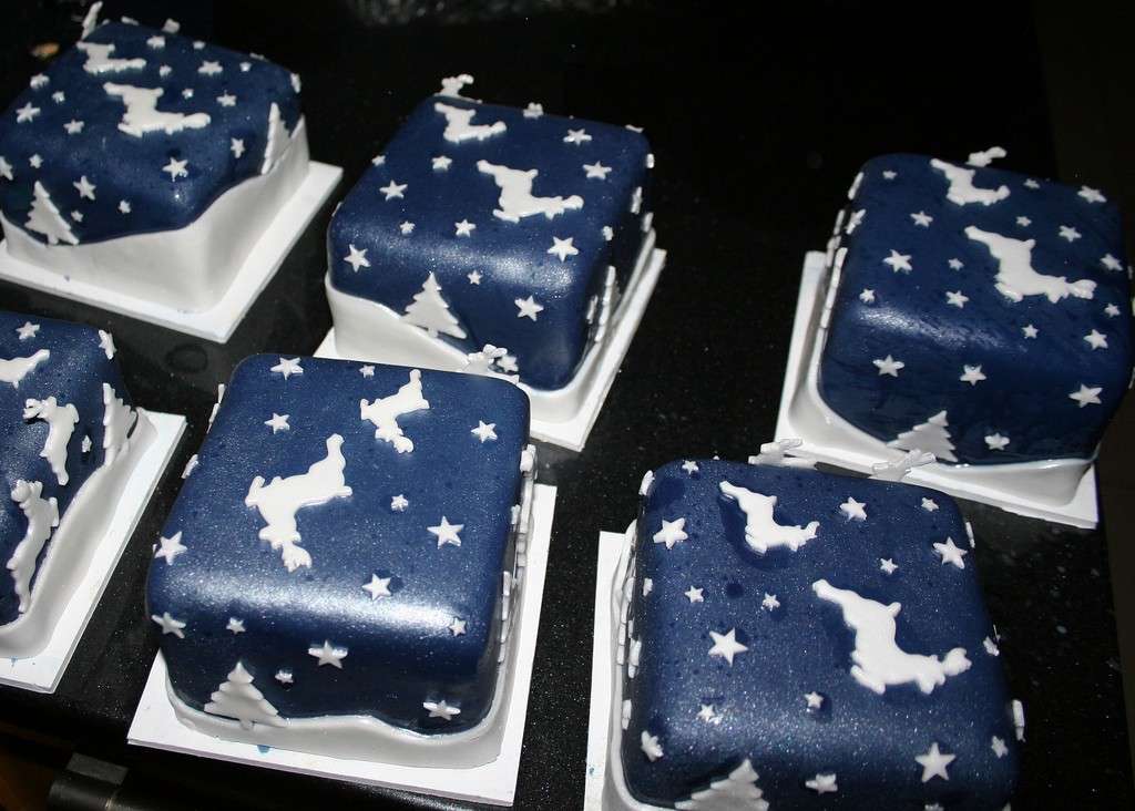 Torta di Natale con renne