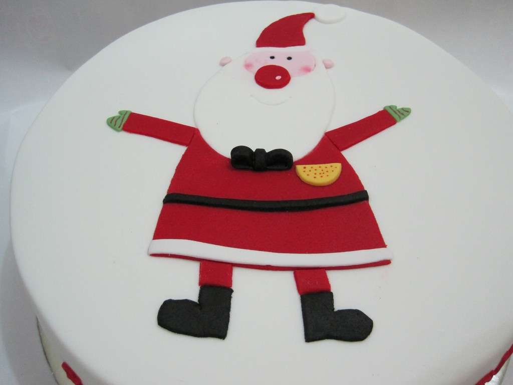 Torta di Natale con Santa Claus