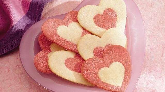 Heart rolled biscuits